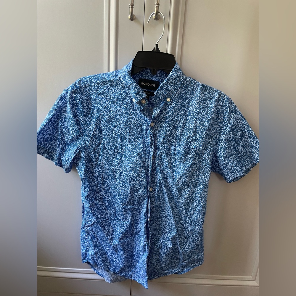 Bonobos button-down polo, slim fit, size S